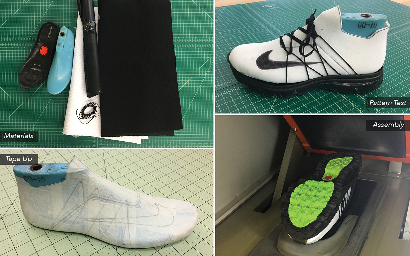 industrial design  product design  footwear design Footwear Making footwear Prototyping sampling sewing making sketching