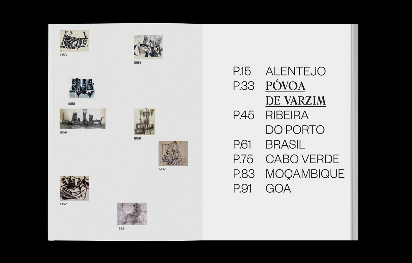 Catalogue Júlio Resende lugar do desenho esad idea Exhibition  painting  
