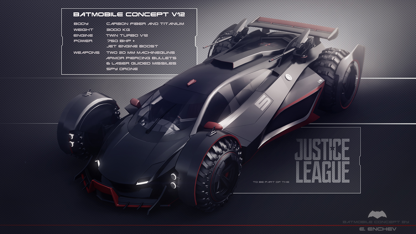 Batmobile concept design Vehicle batman dc comic dark knight SuperHero