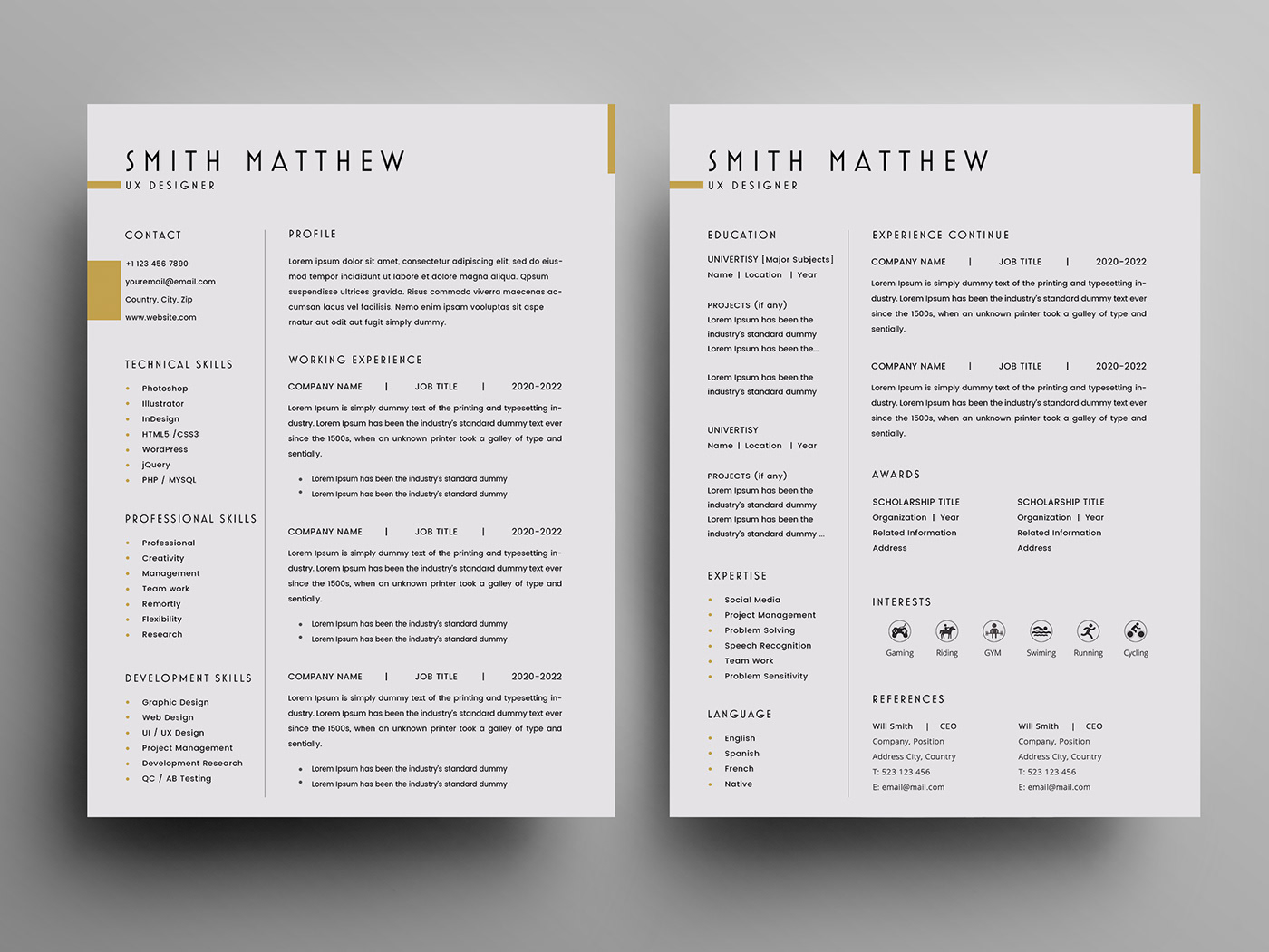 Clean Design CV Resume download resume Free Resume free resume template freebie resume design simple design