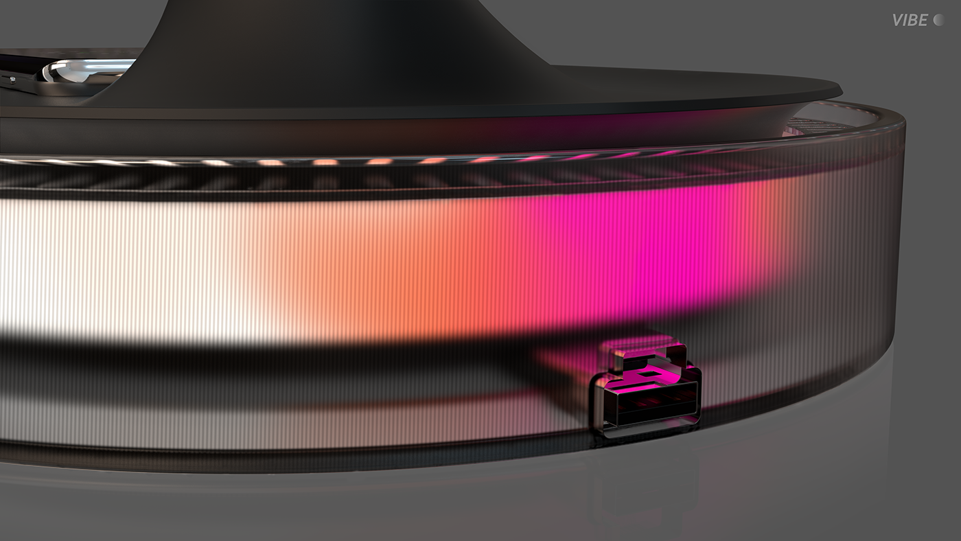 product communication ux service tray wireless Office lighting product design  rendering