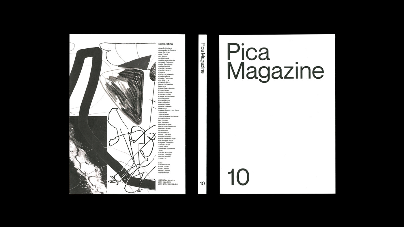 editorial exploration graphic design  ILLUSTRATION  magazine Pica typography   UQAM InDesign student