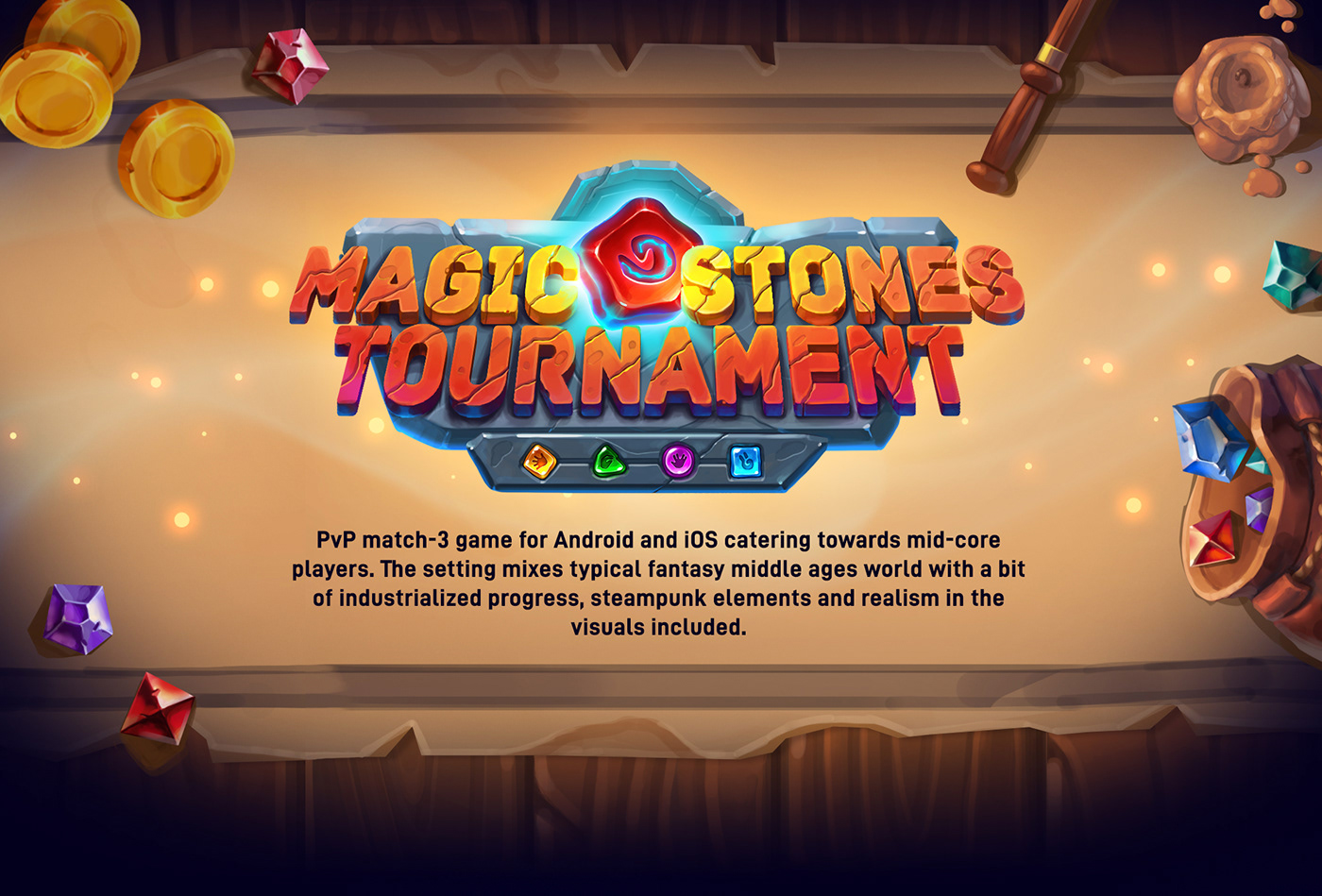 city game Game Art Game UX journey Magic   match3 mobile pvp stone