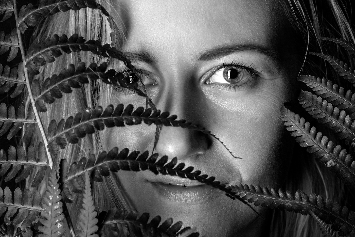 greentribe tribe tribalgirl girlportrait portraitsphotography studiophotography portraits fern tribal bw