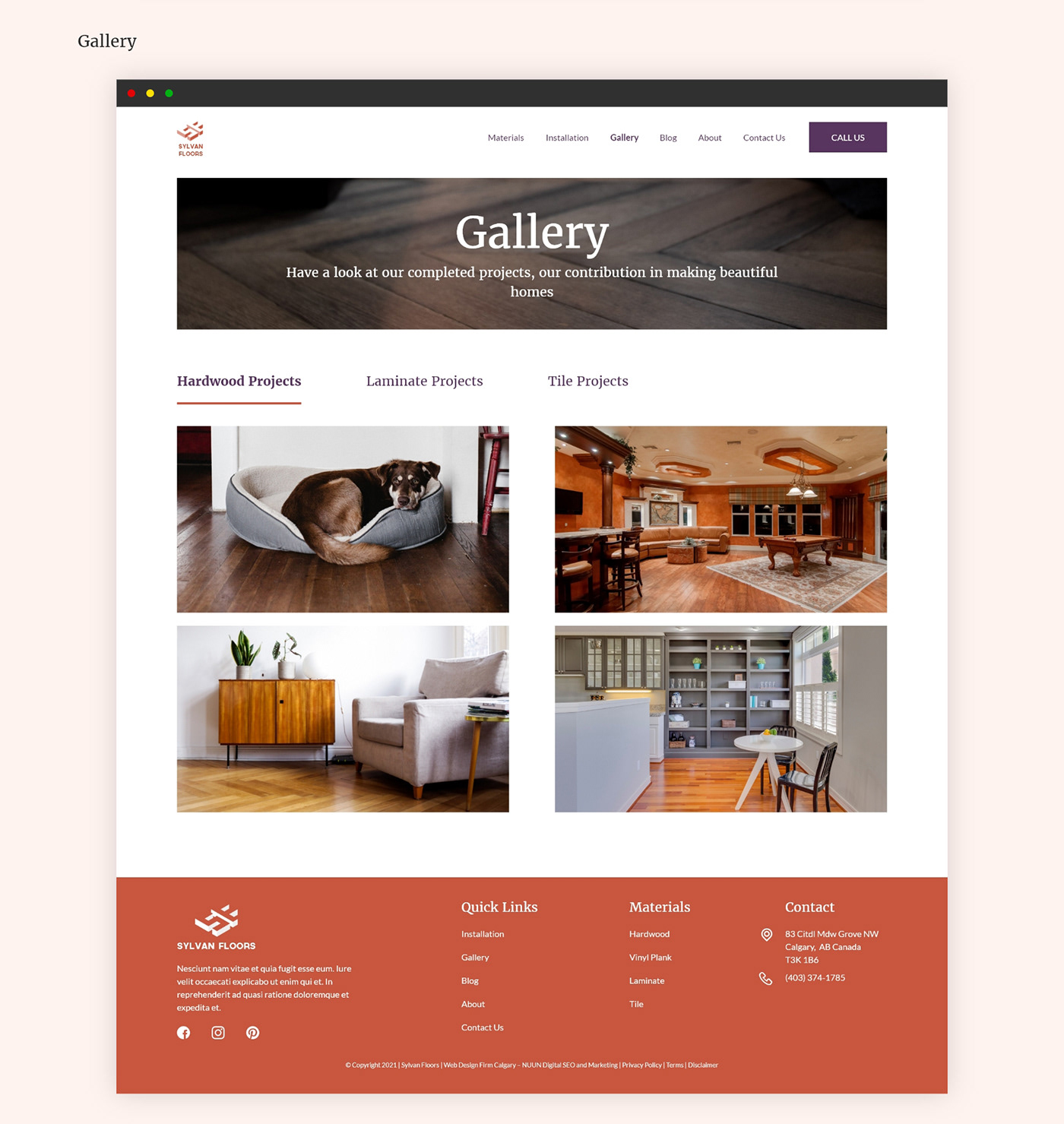flooring floors Interior luxury minimal modern UI ux Website Design website ui