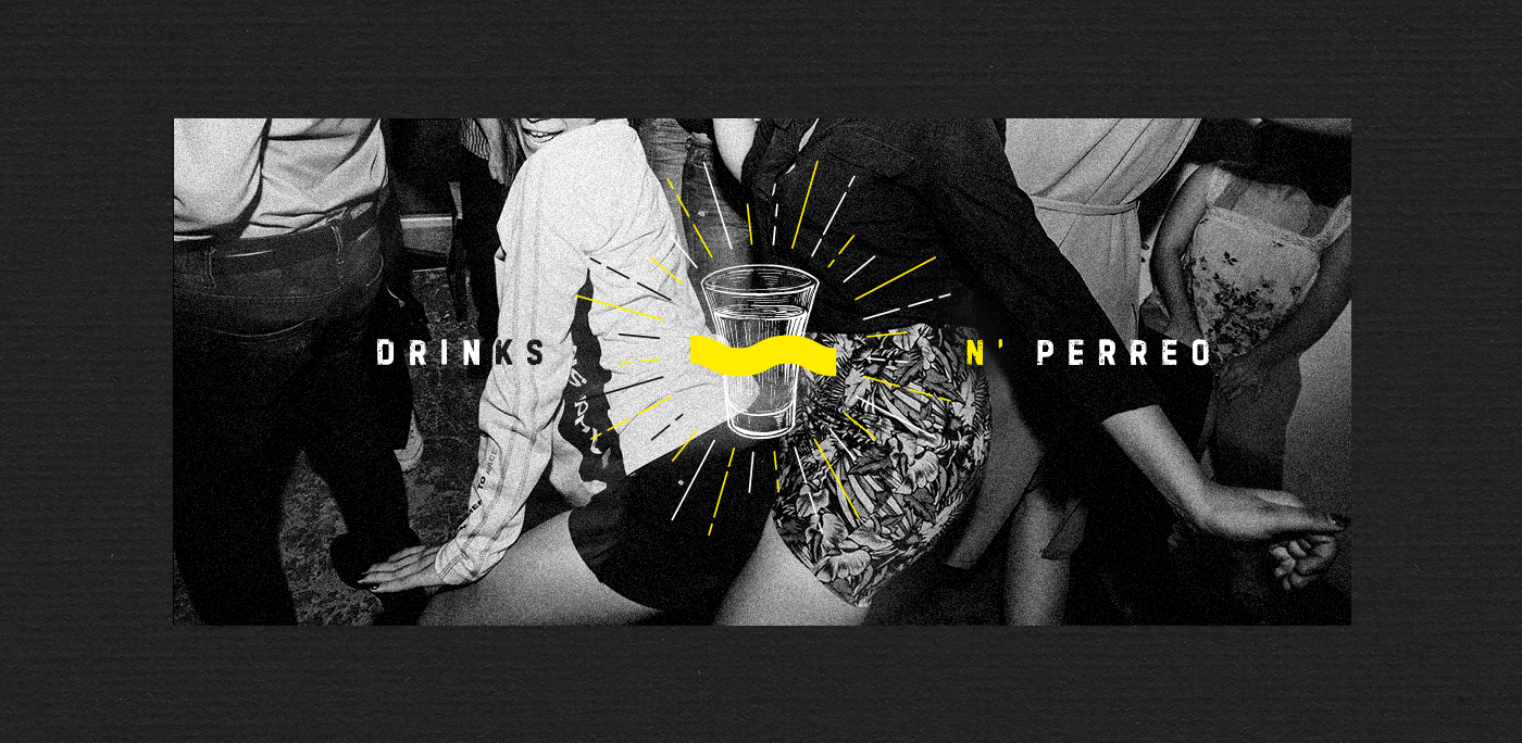 art bar branding  concept design drinks Guatemala logo marca pub