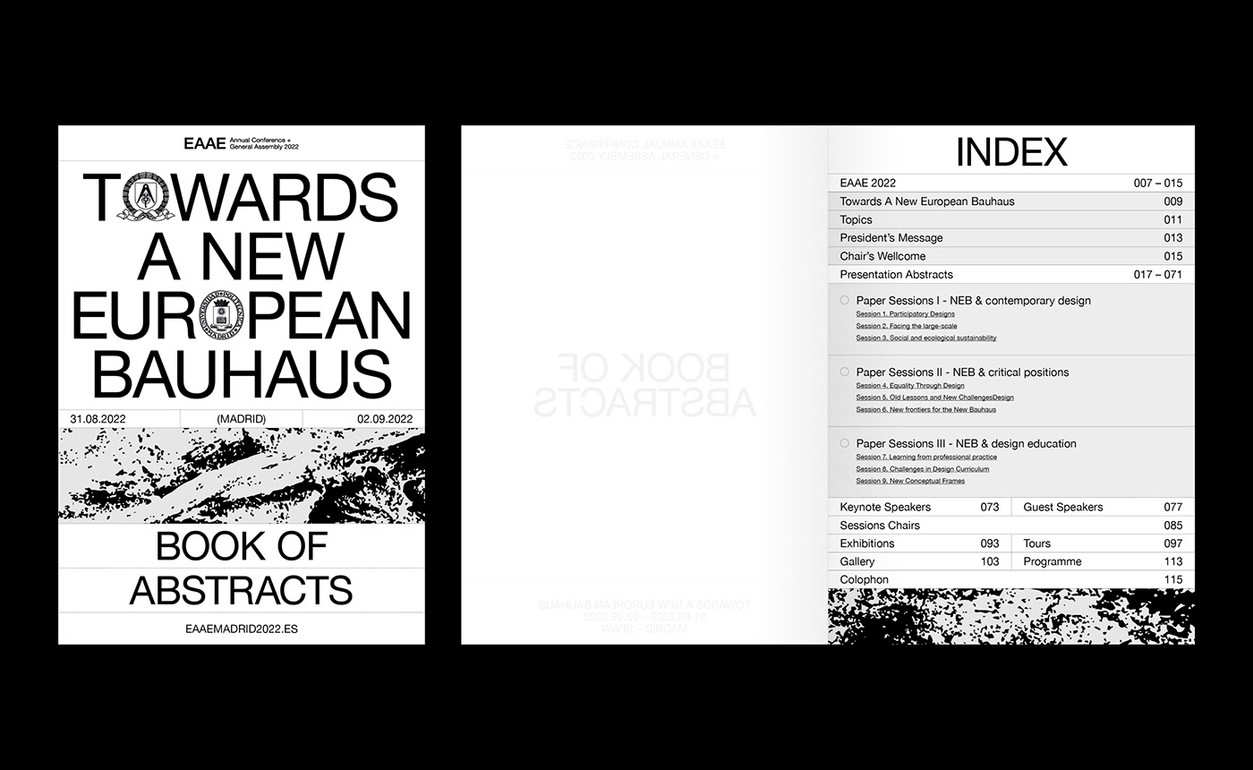 design editorial editorial design  book book design minimal black and white architecture bauhaus Europe
