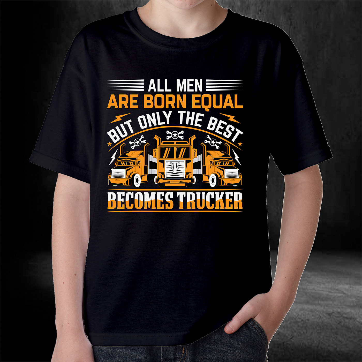Truck ILLUSTRATION  t-shirt vector print shirt typography   design apparel truck driver