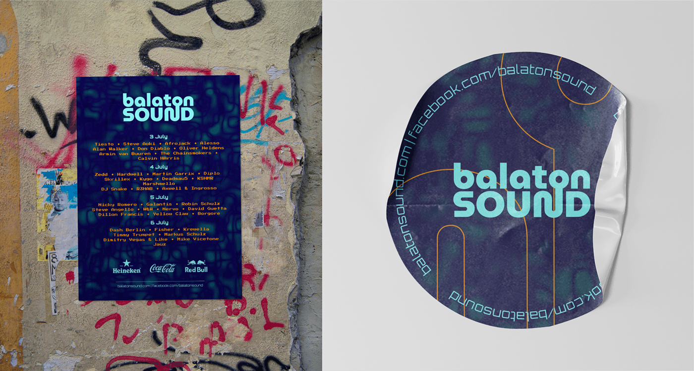 Brand Design festival festival design Event party Music Festival Poster Design visual identity graphic design  Balaton Sound
