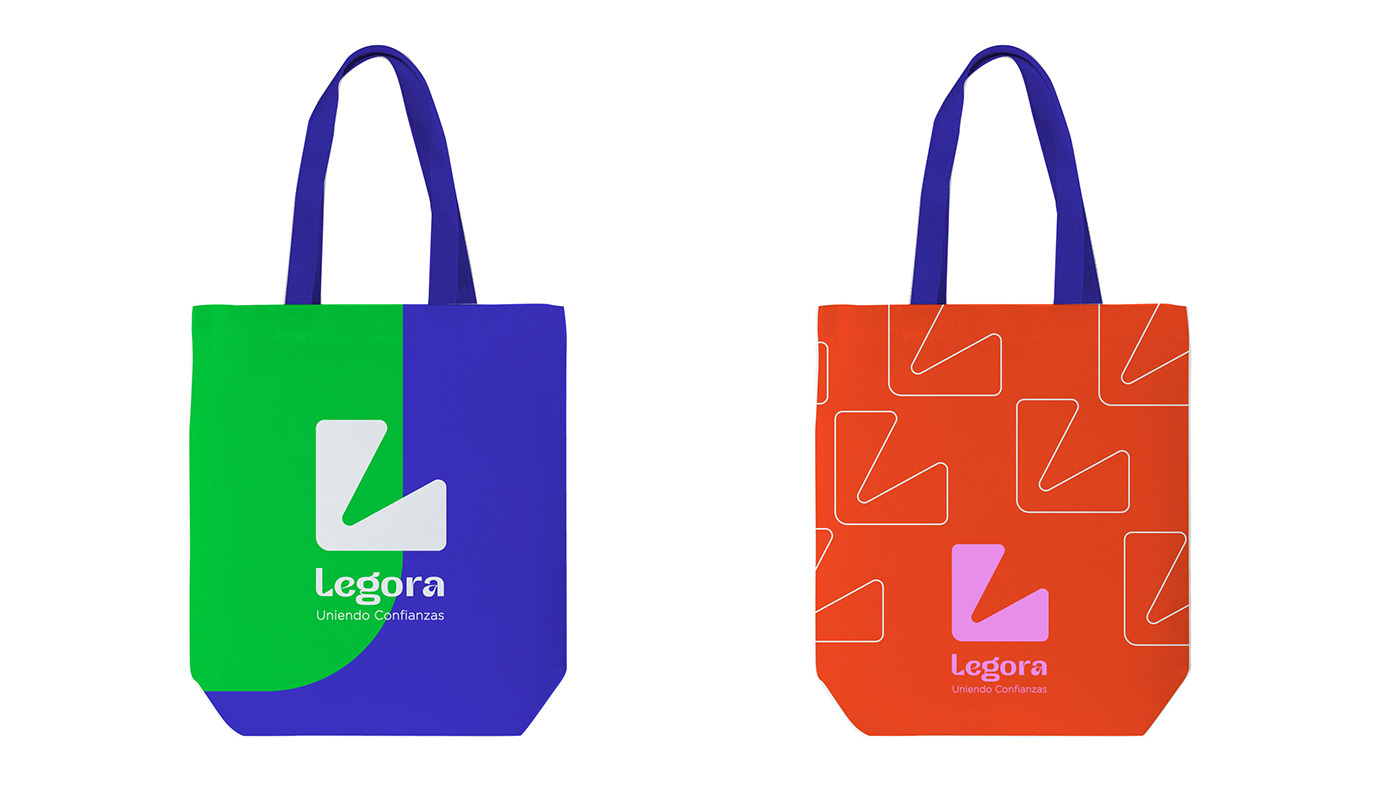 brand identity branding  chile digital identity LEGORA naming NOTARIAS Technology visualidentity