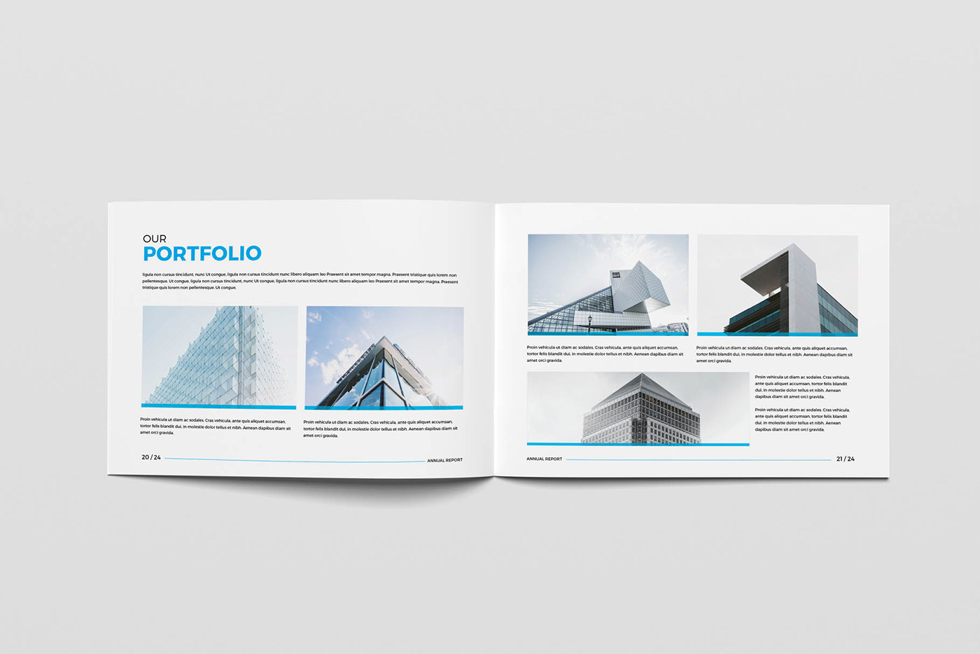 annual report architecture business catalog clean company profile Corporate Brochure creative portfolio real estate