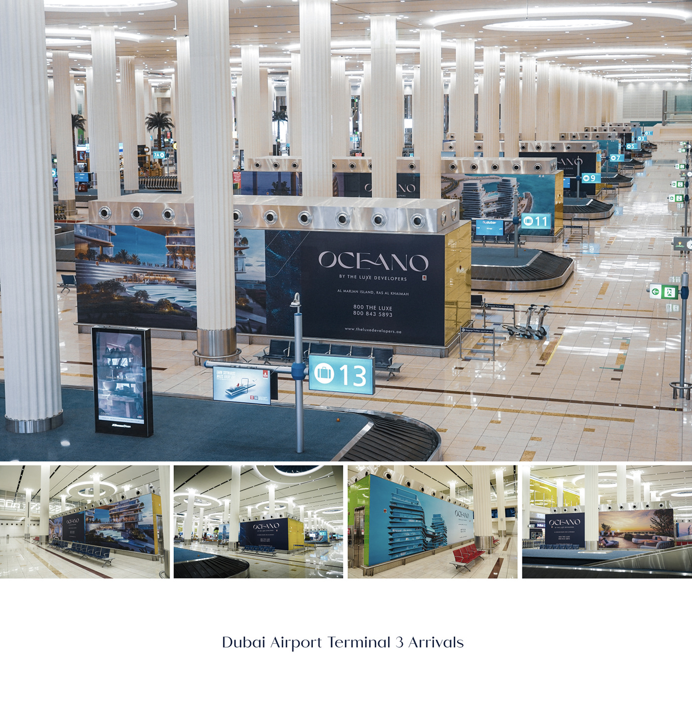 luxury real estate Website logo brochure UAE Residence architecture modern Ocean