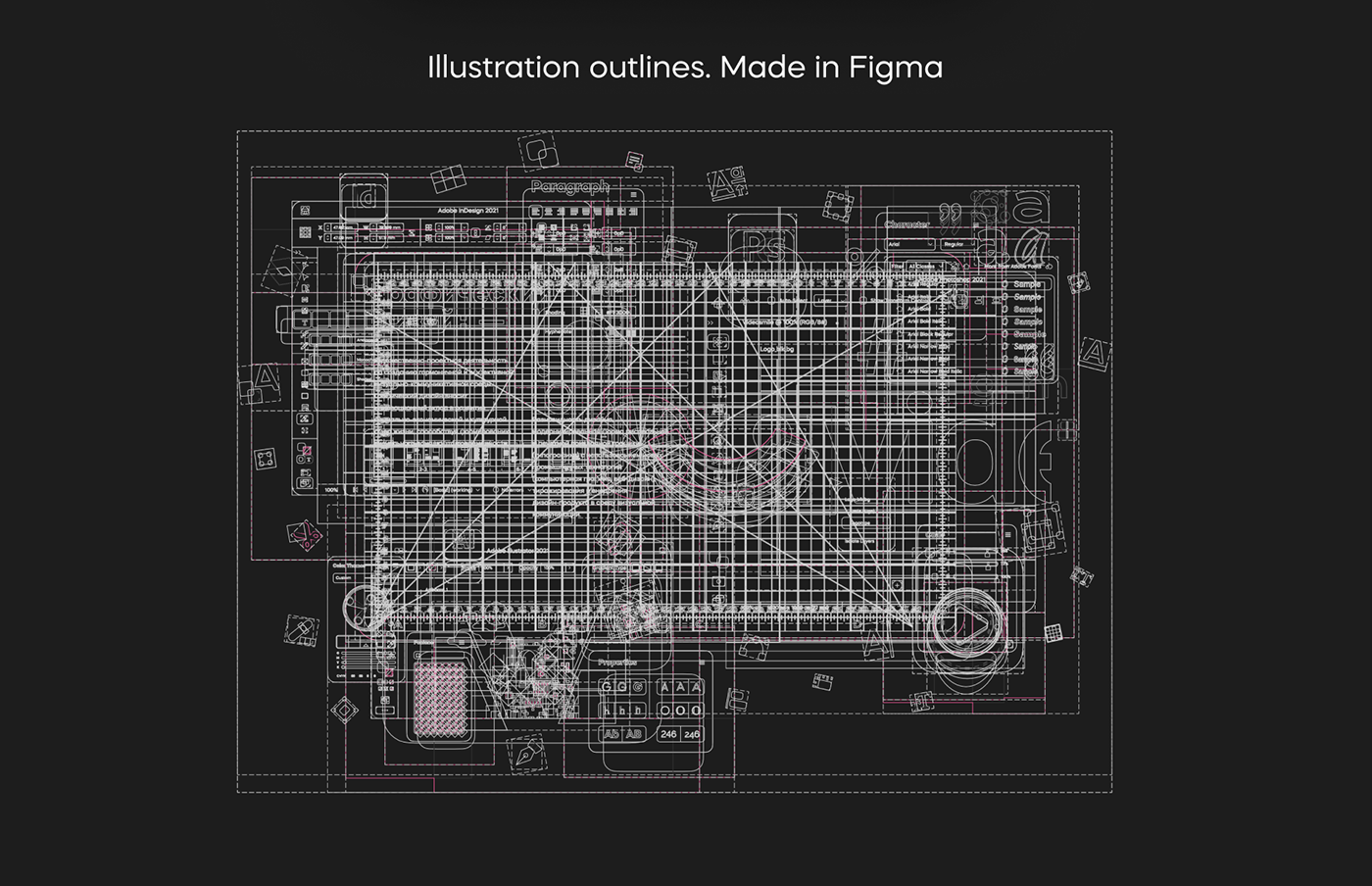 artwork Figma ILLUSTRATION  illustrations landing page ui design UI/UX user interface vector Web Design 