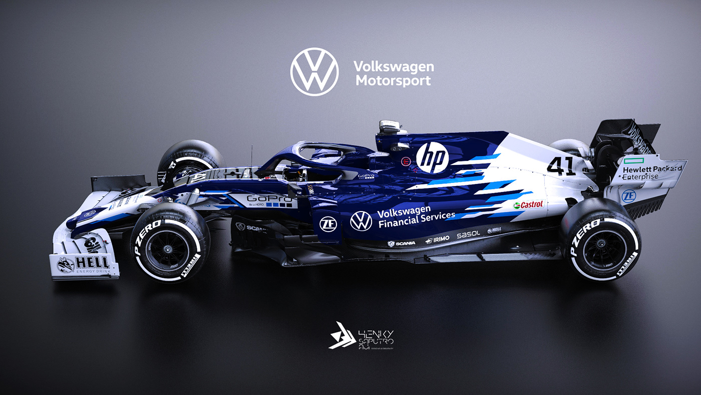 concept design f1 Formula 1 Livery volkswagen