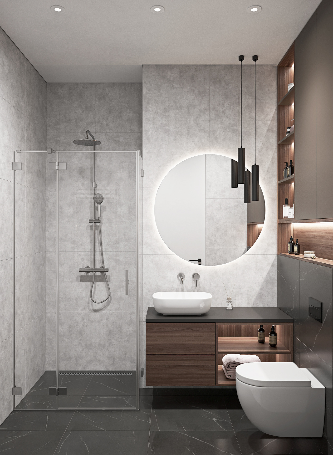 apartment bathroom bedroom design contemporary design Interior interiordesign kitchen living room Modern Design