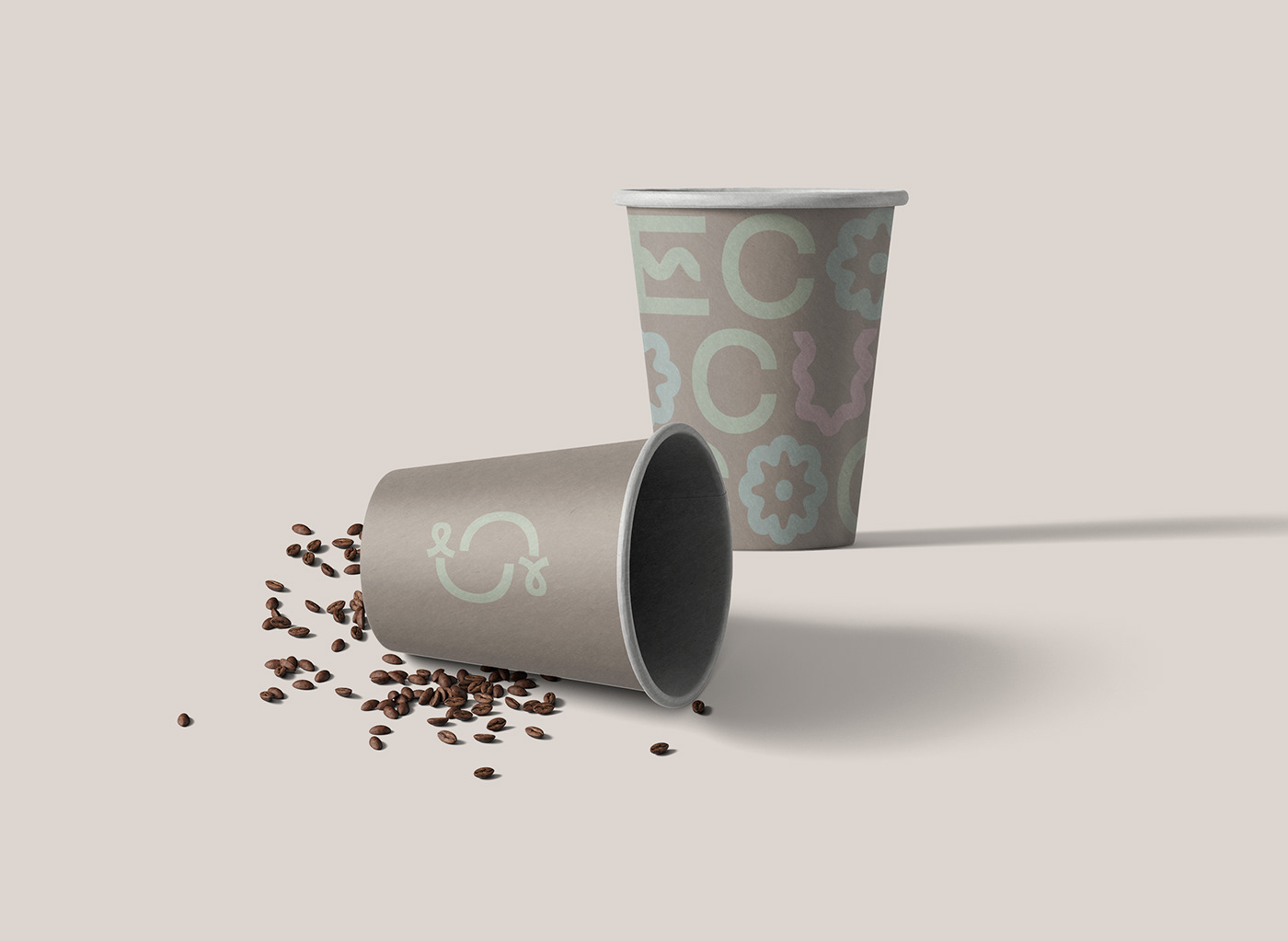 brand identity Coffee coffee cup coffeshop eco identity logo Logo Design natural organic