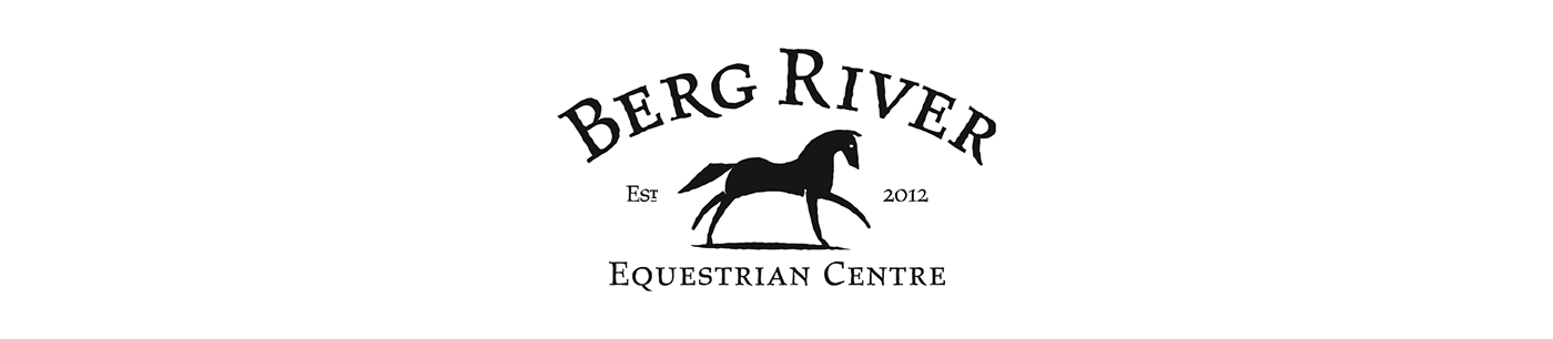 Illustrated brand mark and logo design for horse farm.