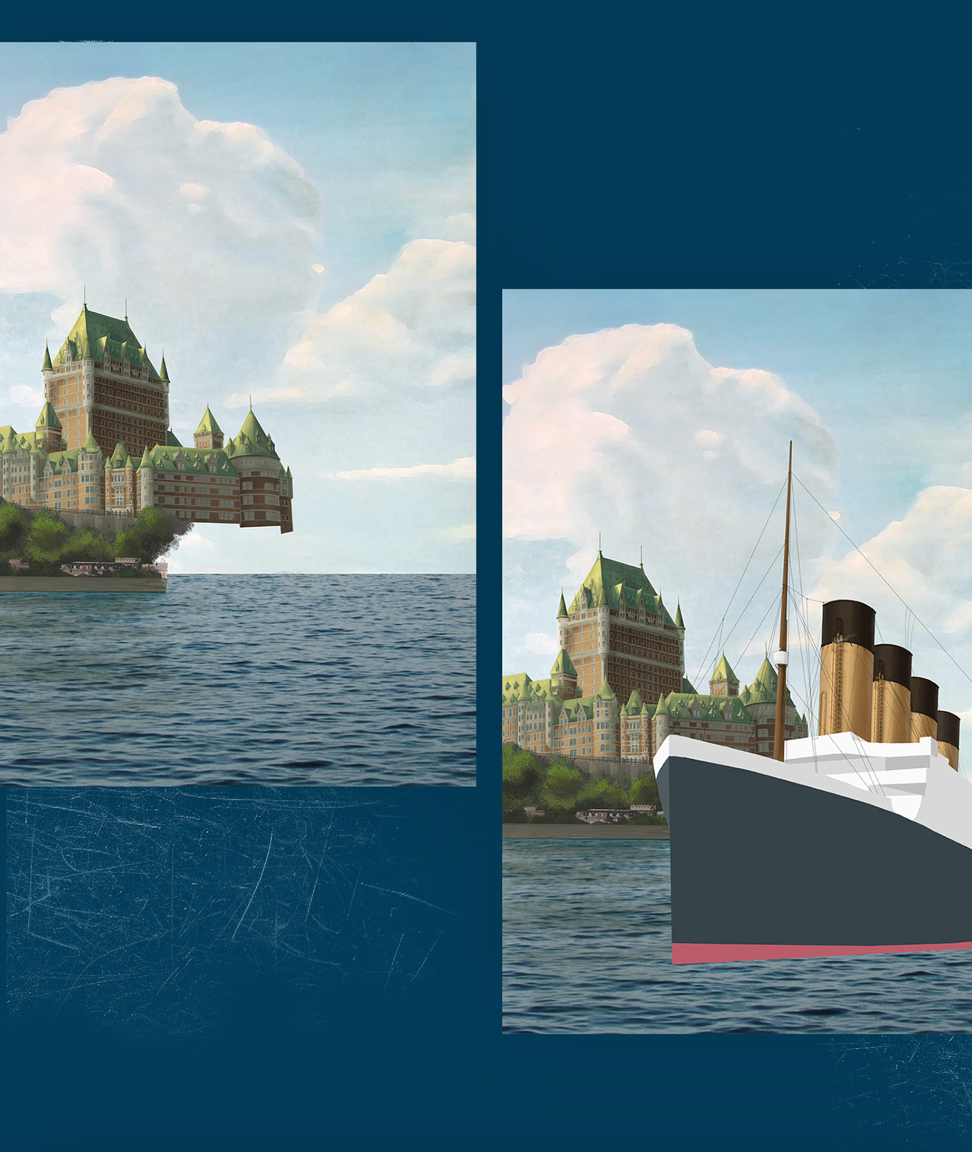 titanic poster era 1900s Quebec
