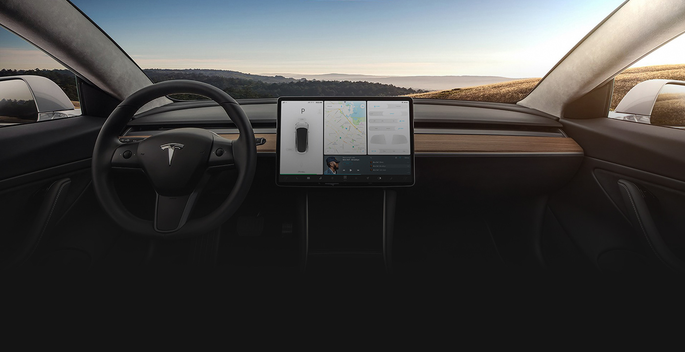 tesla Model 3 Tesla model 3 ev user interface user experience UI ux