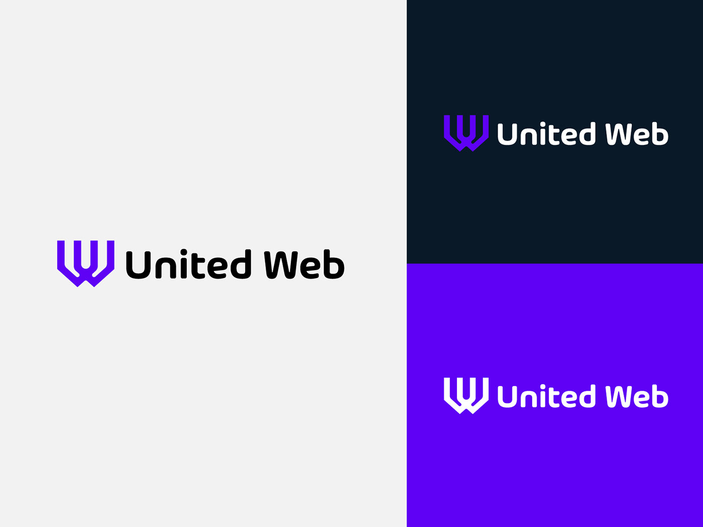 logo Logo Design Logotype brand identity Graphic Designer adobe illustrator visual identity Brand Design Web UW letter logo
