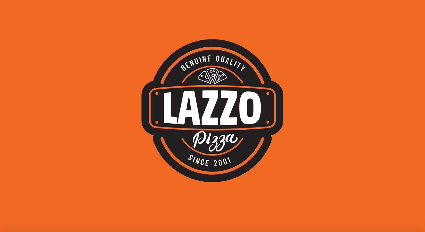 Lazzo Pizza Pizza branding  marca identidade visual pizzaria cardápio brand logo Food 