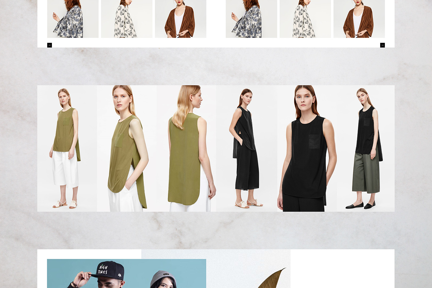 editorial template brand Lookbook Layout print catalog Fashion  lifestyle minimalist