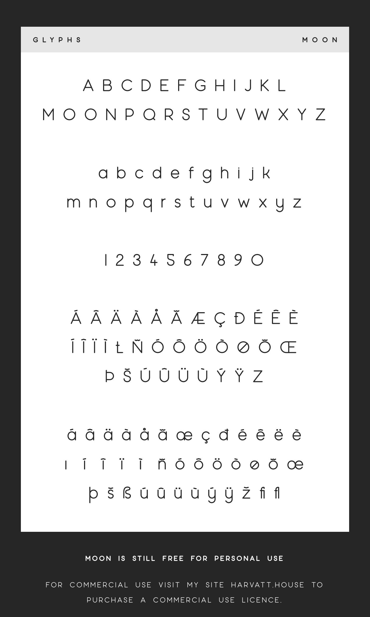 Free font font Typeface free new moon jack jack harvatt download Magic  