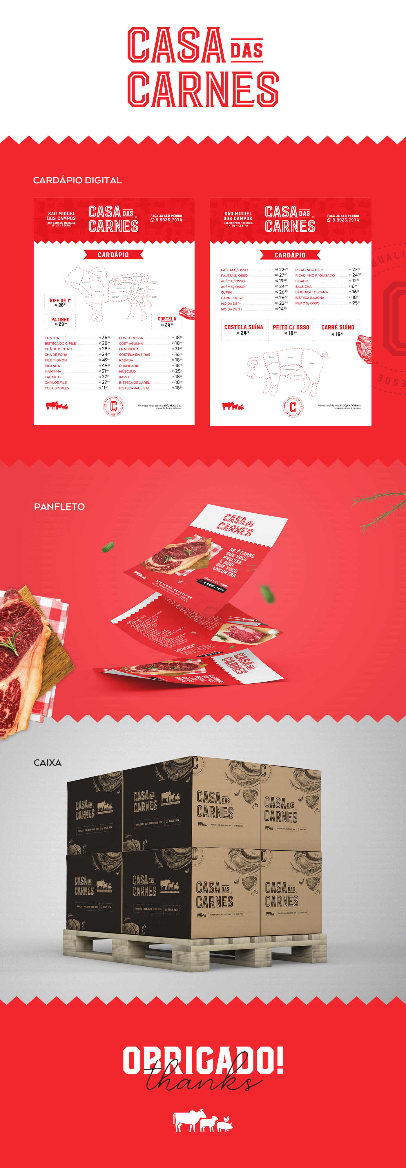 beef butchery digital flyer meat menu