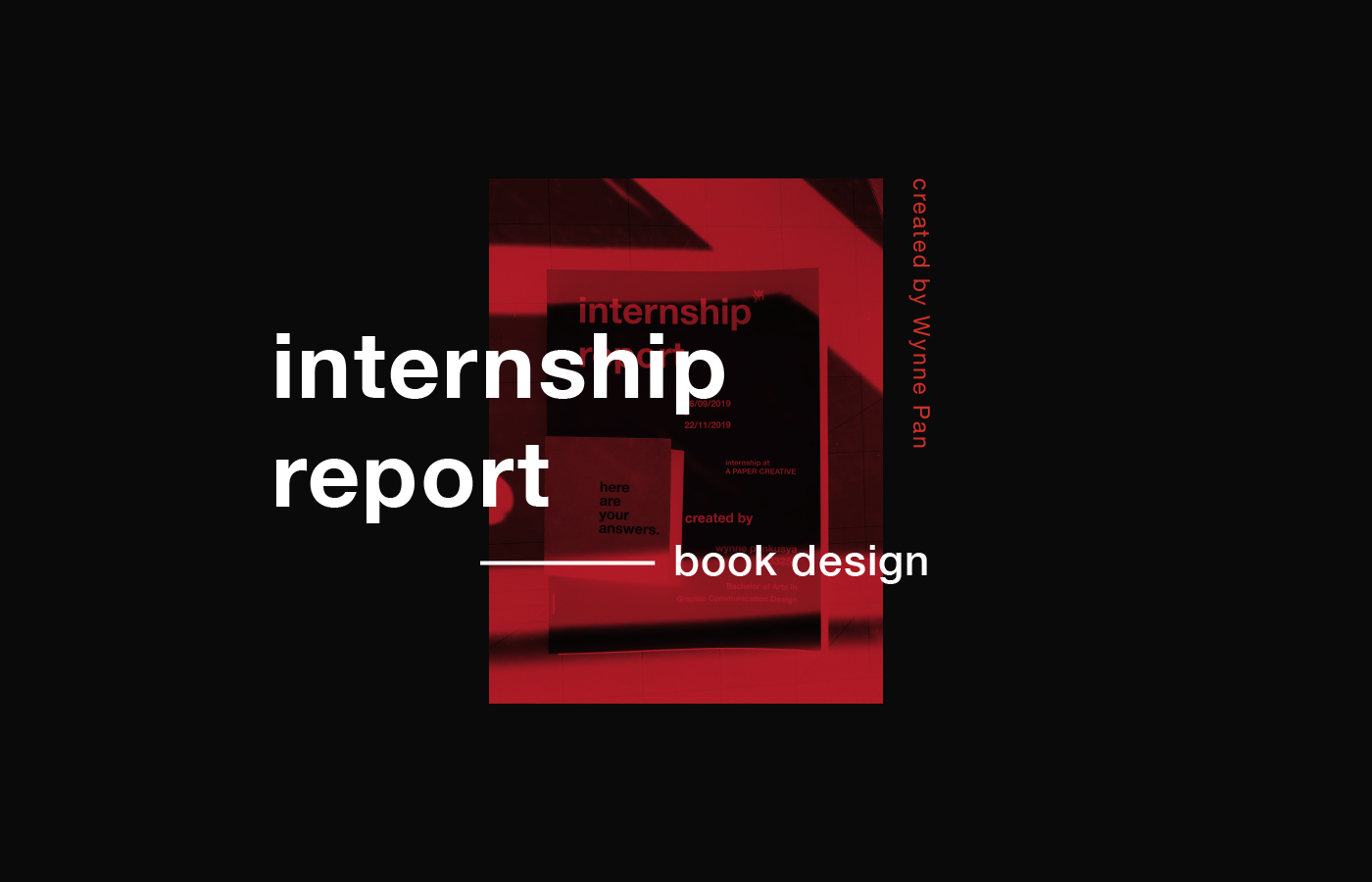 internship report editorial print student Student work book