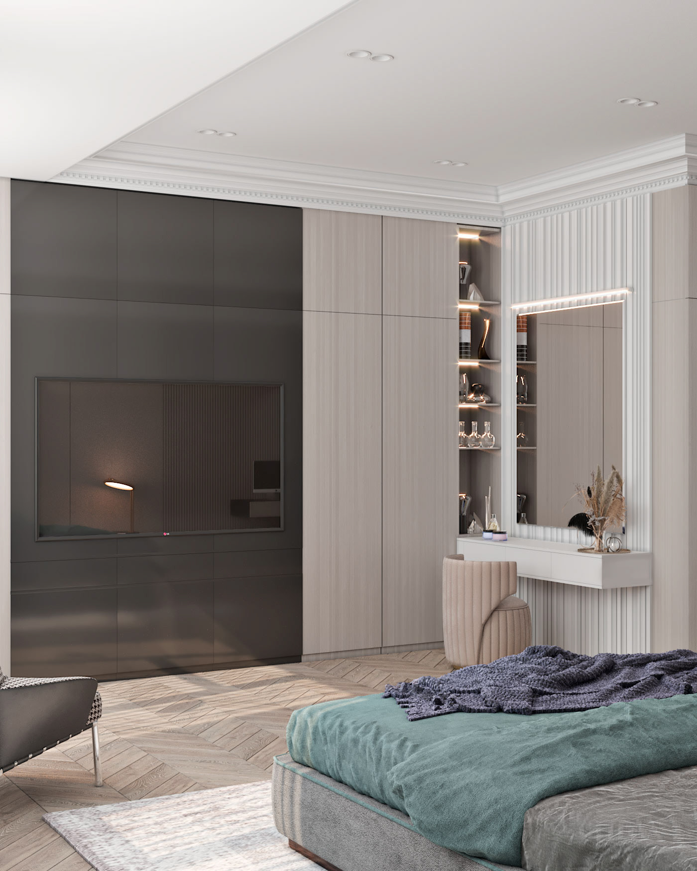 bedroom corona CoronaRender  designer Interior interiordesign photo Photography  Render vray