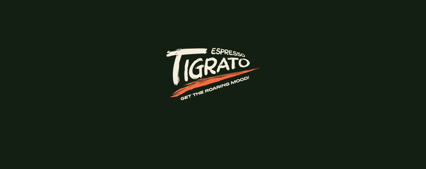 espresso tigrato cafhein tiger espresso caffe Coffee identity design logo branding 
