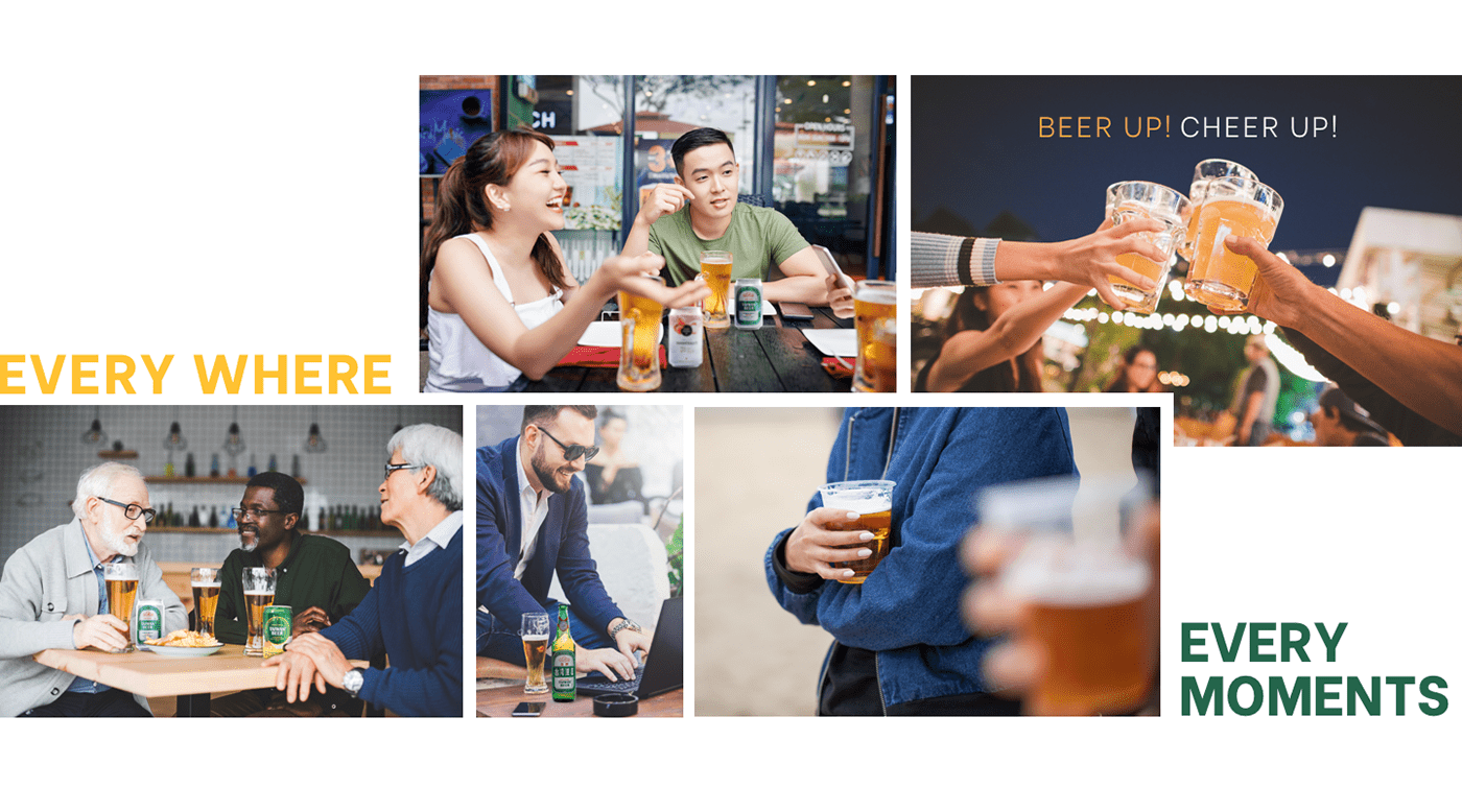 art direction  Launching campaign Taiwan Beer F&B vietnam hcmc Next Good Things agency Consulting