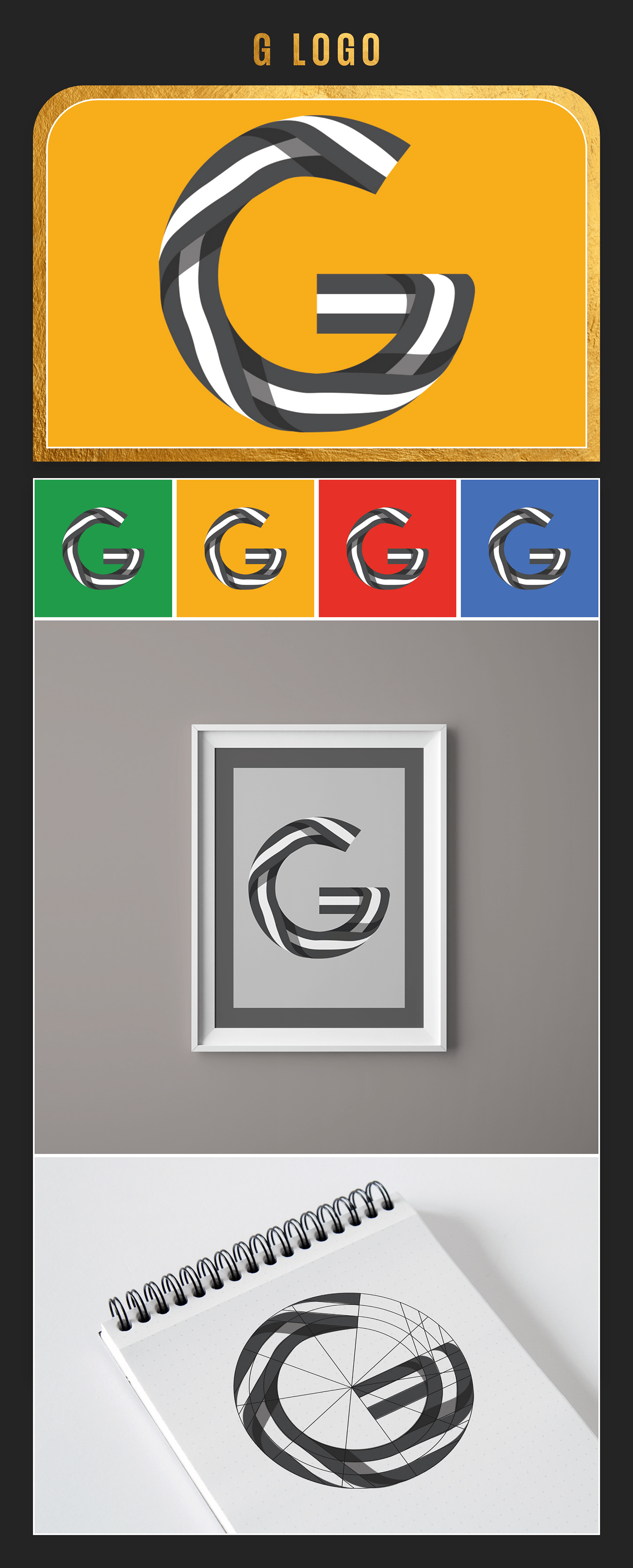 google G Logo logo ads brand branding  color facebook ILLUSTRATION  logos