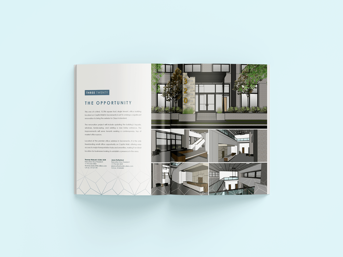 brochure commercial real estate Layout marketing   typography   visual identity