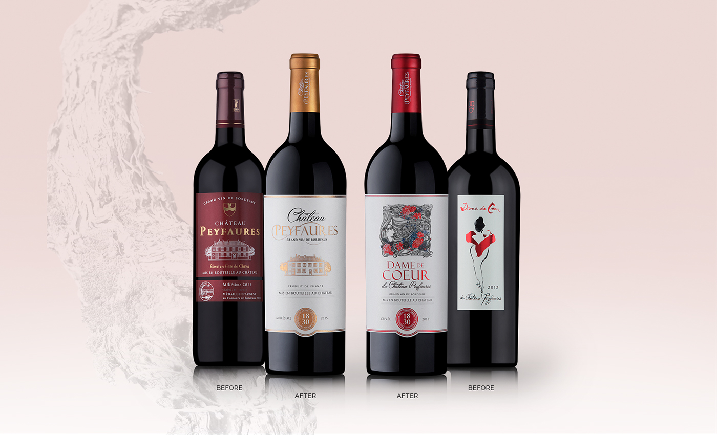 Bordeaux winery wine branding  france chateau Packaging Case Study