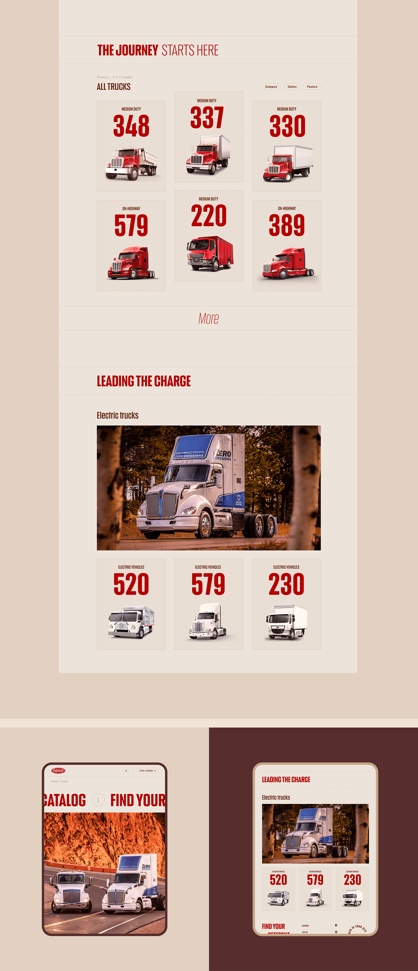 Cars concept Kenworth redesign scania Truck ui design ux Webdesign Website