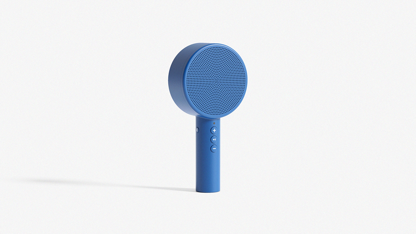 bluetooth speaker keyshot product product design  Rhino