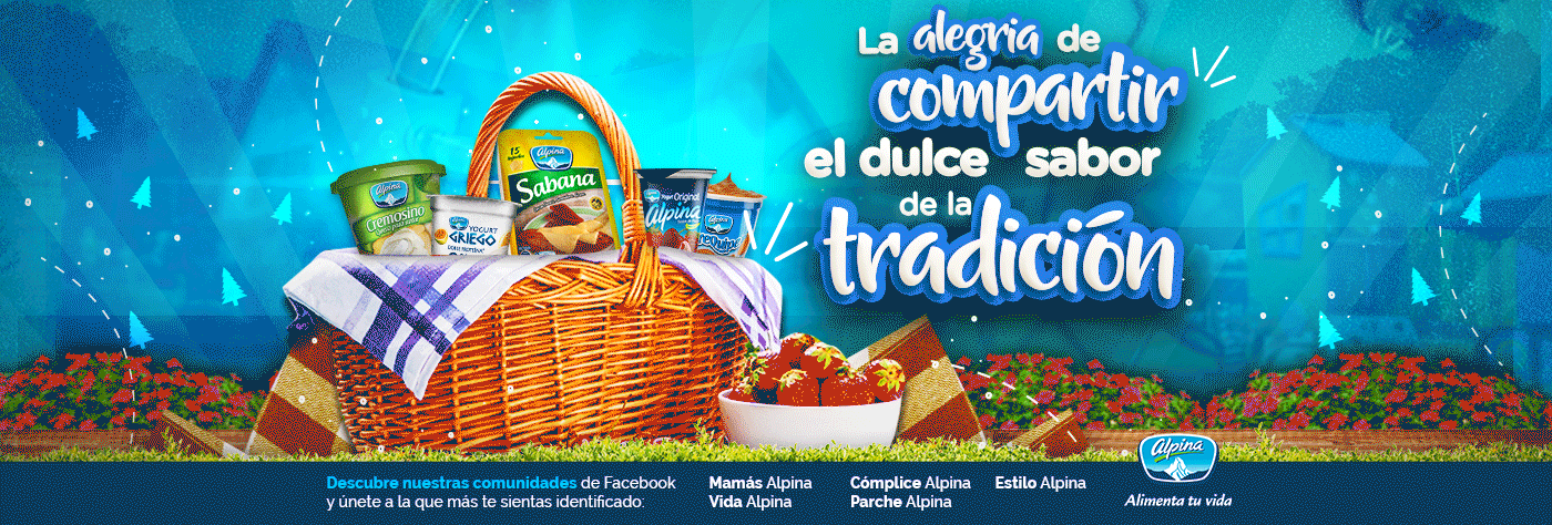 alpina social media redes sociales dirección de arte marca brand colombia animacion diseño gráfico ads