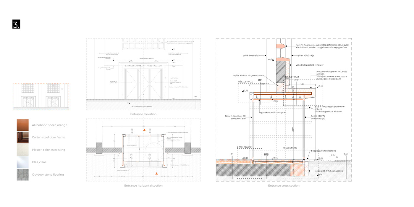 university project Engineering  structural design adaptive reuse Industrial Museum