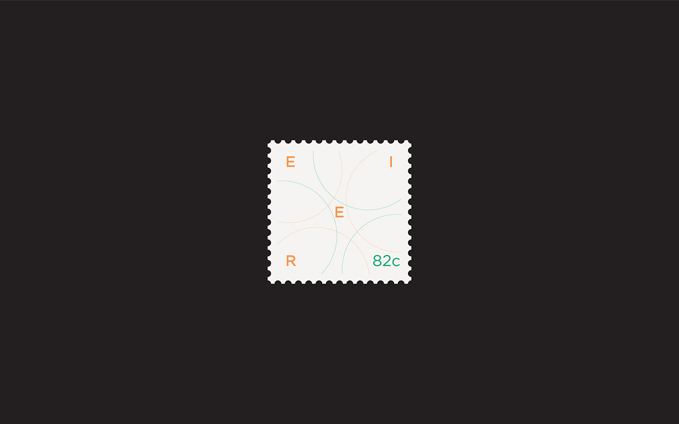 stamps typography   exploration mail countries branding  type design minimal