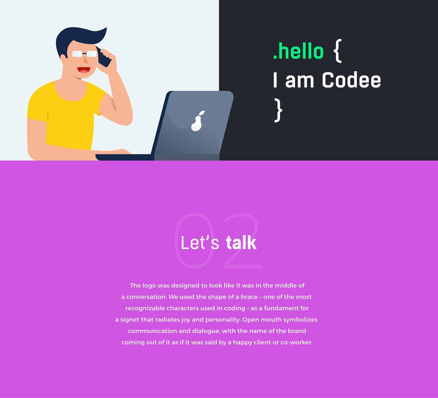 web development  coding programming  code software house wordpress colorful vibrant ILLUSTRATION 
