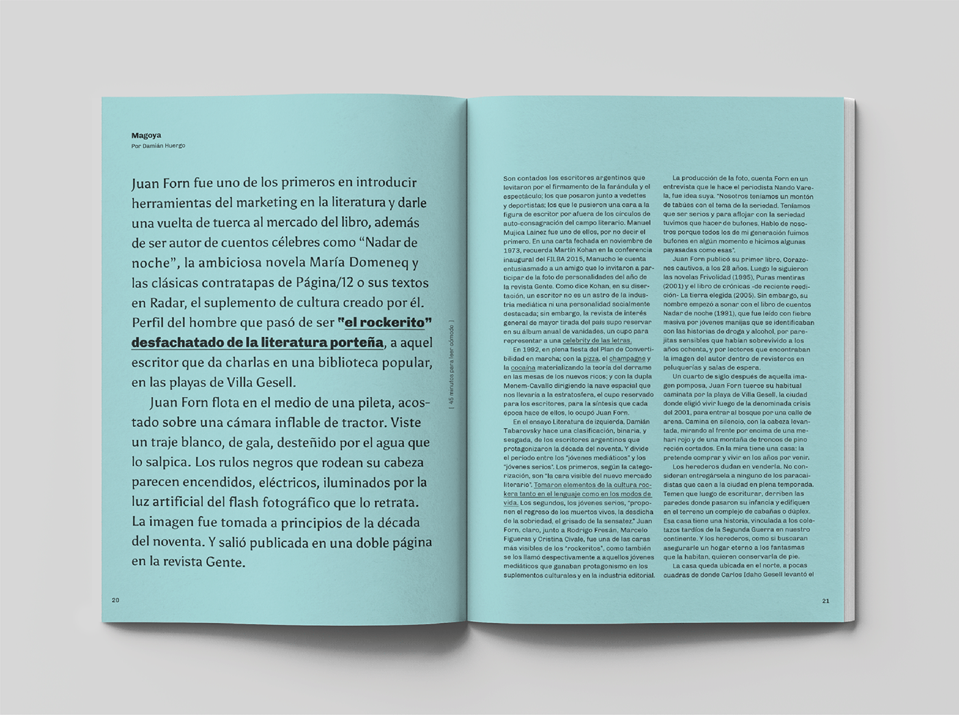Diseño editorial diseño gráfico editorial magazine Revista Cultural tipography catedra manela fadu uba