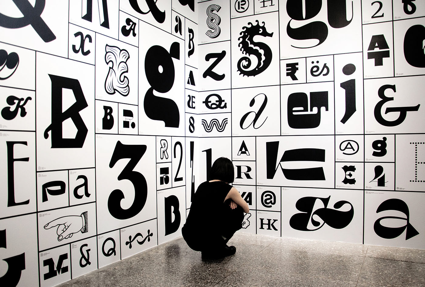 typography   typographic installation type glyph fonts glyphs typelovers type exhibition Typography Exhibition installation