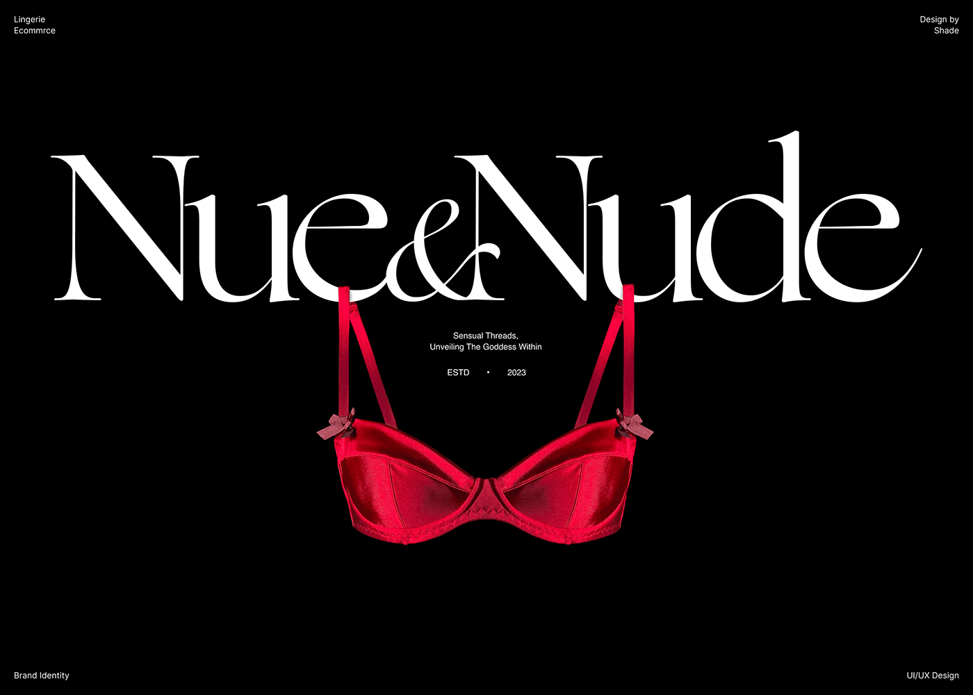 lingerie underwear Brand Design brand Logo Design Logotype brand identity Web Design  Ecommerce store