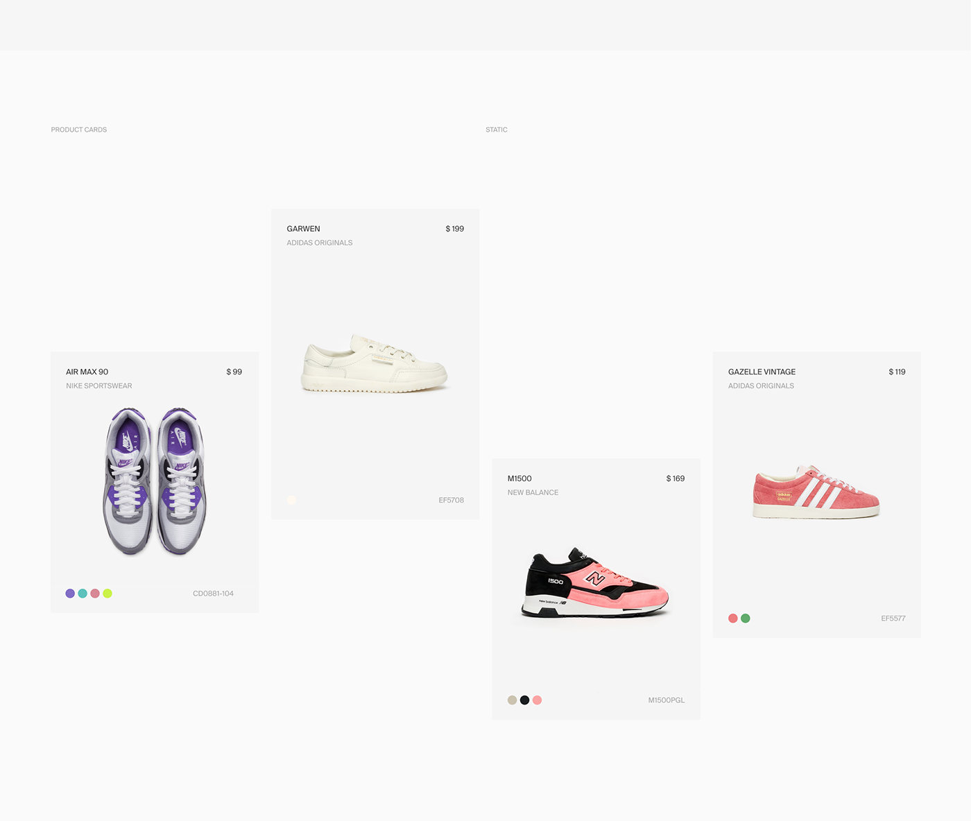e-commerce e-shop Minimalism redesign street fashion ux/ui ux/ui design Webdesign Website