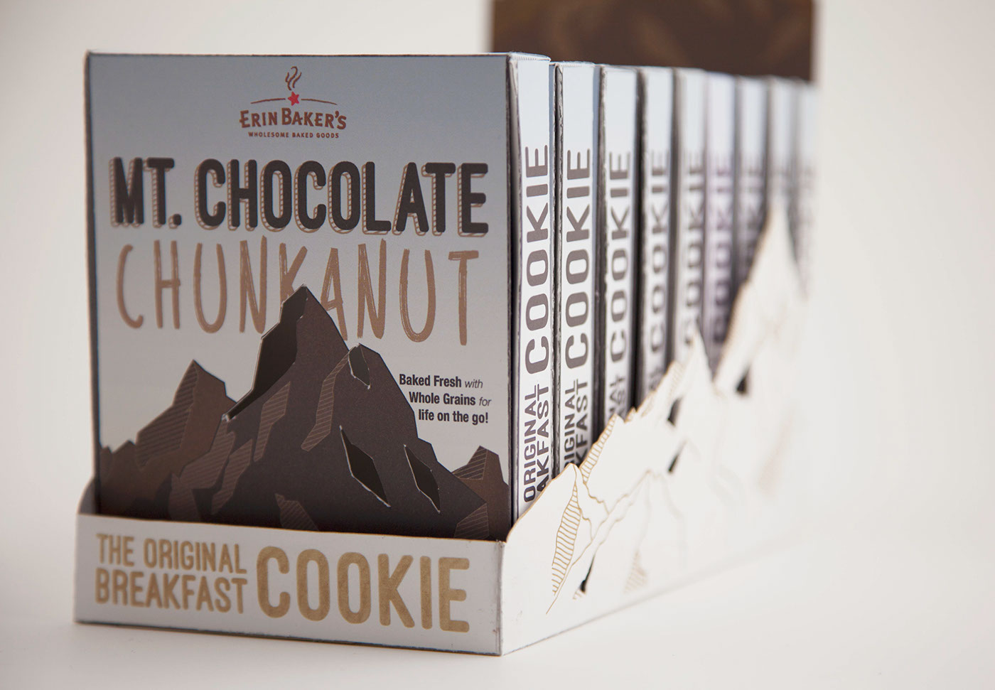 mountain chocolate cookie box illustrations Sweets