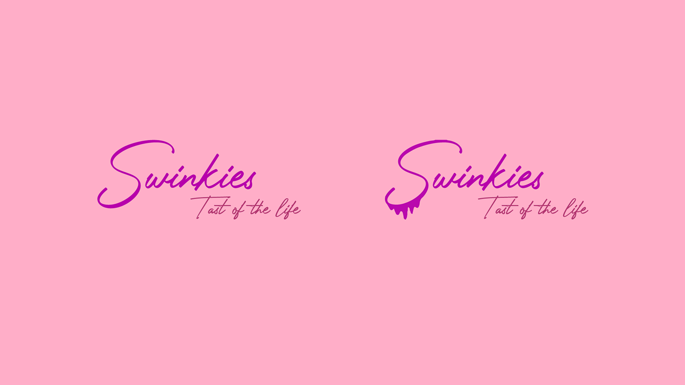Candy color logo patesserie Siwnkies sweet