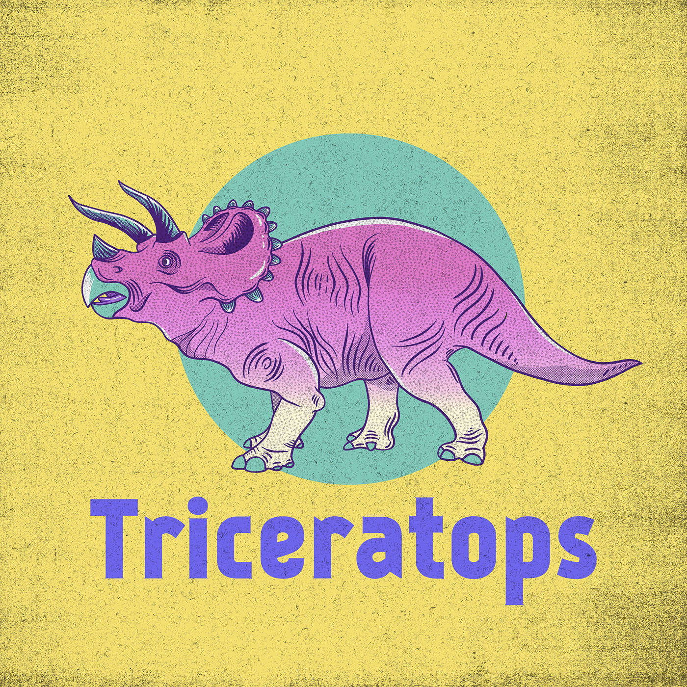 adobe clothes cool Dinosaur eddkha ILLUSTRATION  Illustrator MERCHANDASING photoshop triceratops