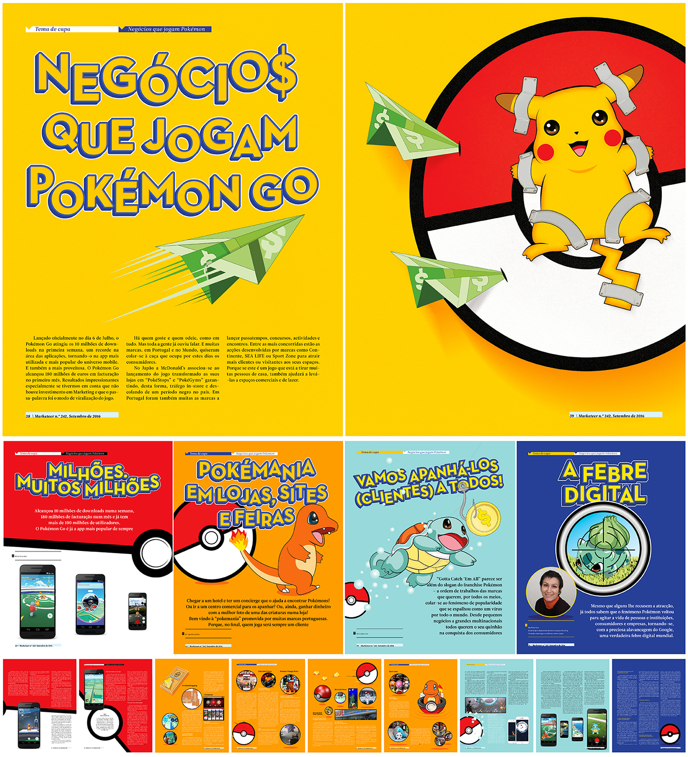 #pikachu #illustration #Charmander #bulbasaur #Squirtle #portuguese #illustrator #portugal #marketing #pokemongo