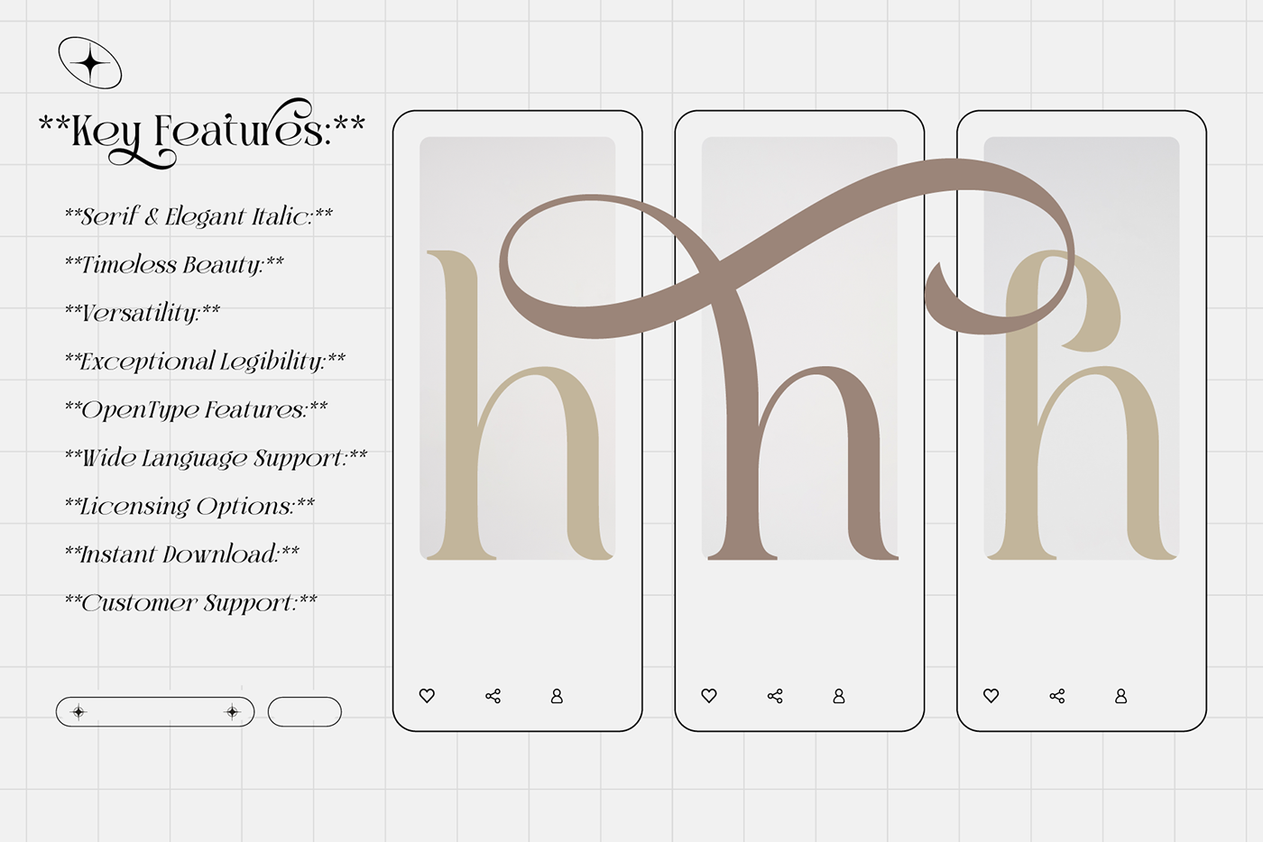 font typography   visual identity Authentic elegant font Fashion  beauty download Typeface stylish font
